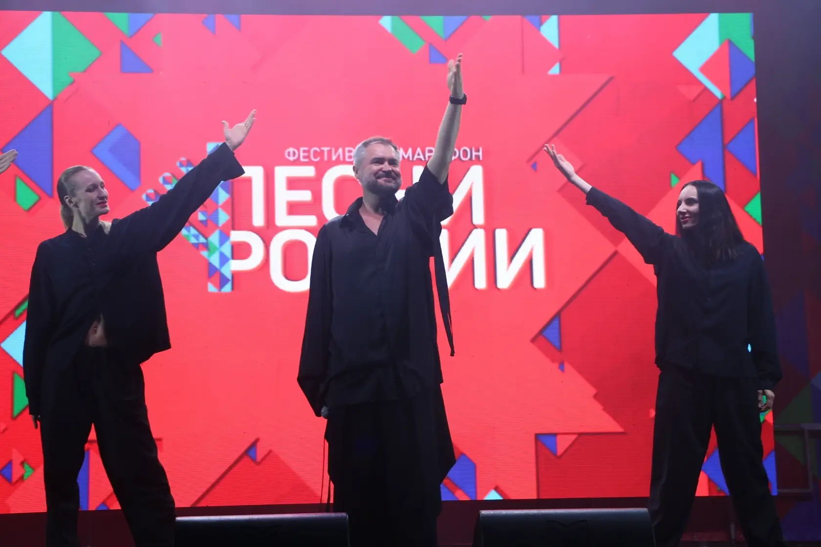 Евгений Гор на телевизионной съёмке